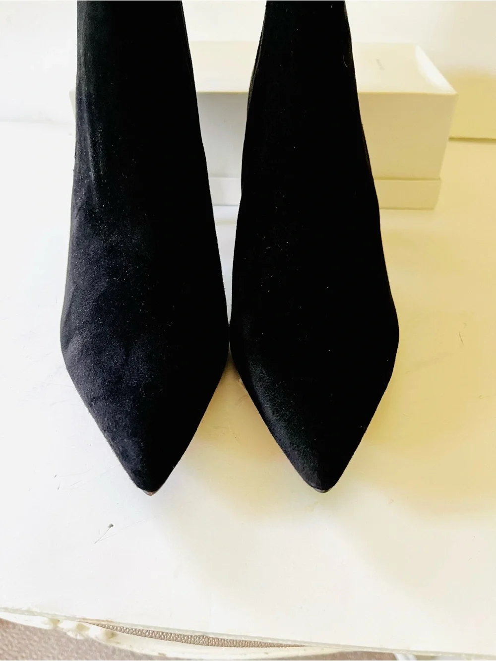 NWOT Veronica Beard black suede ankle boots 11